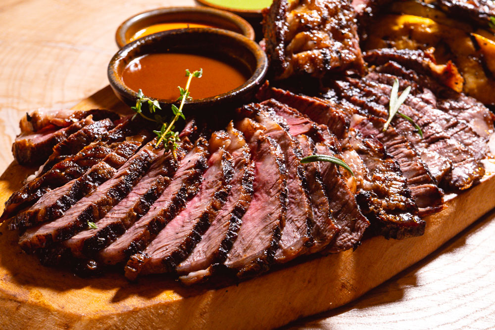 Steaks at Barbarian North Bund, a restaurant in Shanghai. Photo by Rachel Gouk @ Nomfluence.