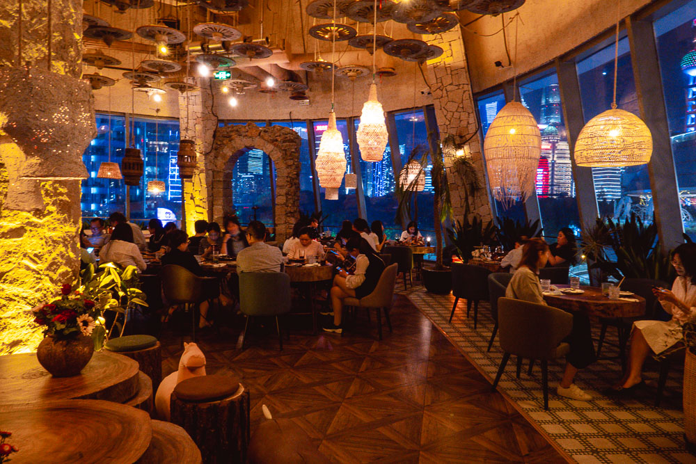 Barbarian North Bund, a restaurant and cocktail bar in Shanghai. Photos by Rachel Gouk @ Nomfluence