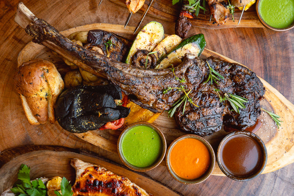 Tomahawk Steak at Barbarian North Bund, a restaurant in Shanghai. Photo by Rachel Gouk @ Nomfluence.