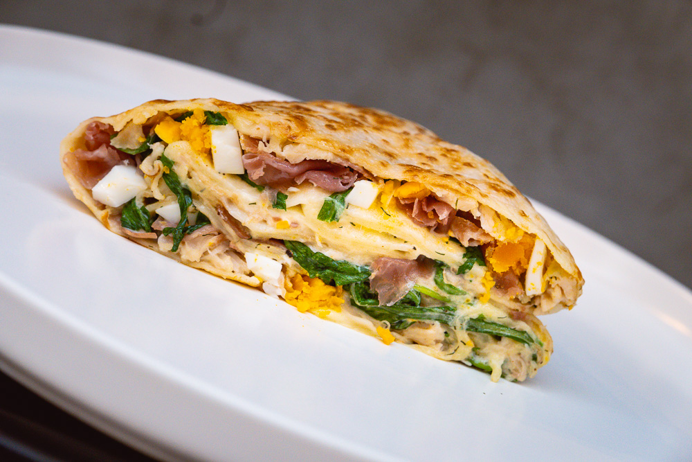 Nomfluence x Papito Pancakes collaboration pancake. Papito Pancakes does Serbian style pancakes in Shanghai. Photo by Rachel Gouk @ Nomfluence. 