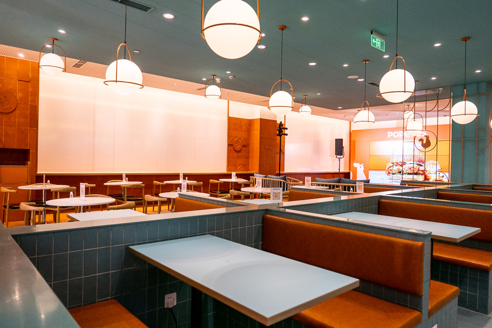 Popeyes Louisiana Kitchen opens its first flagship location in Shanghai, China. Photo by Rachel Gouk @ Nomfluence.