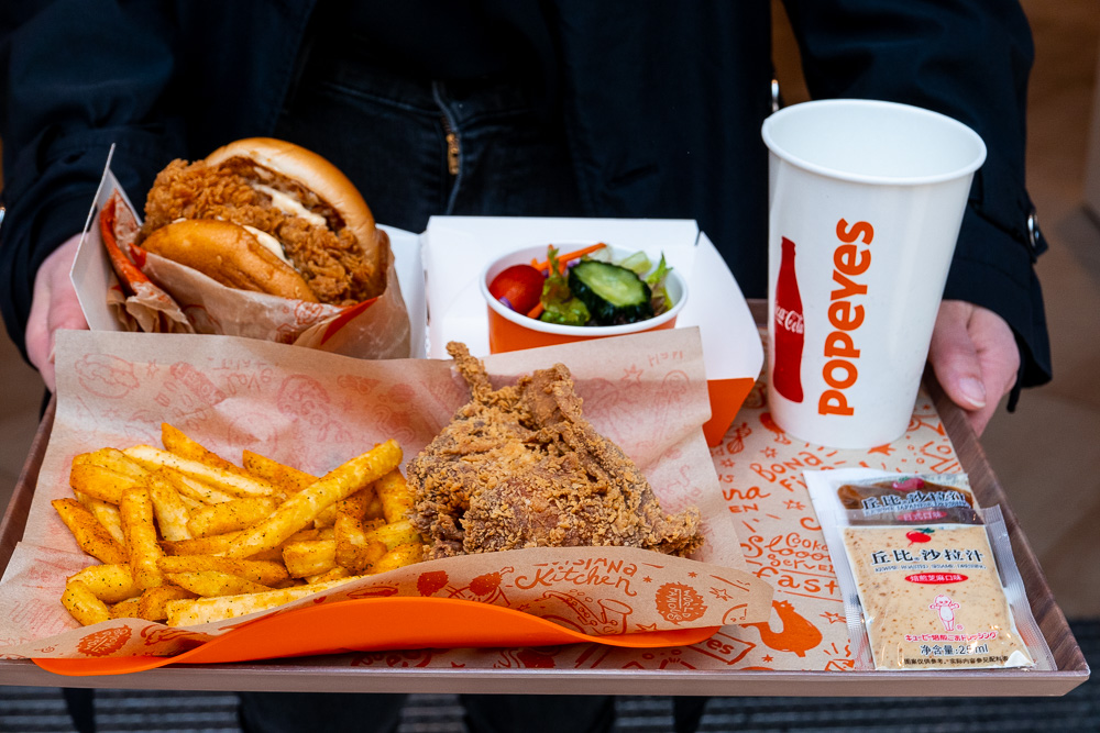 Popeyes Louisiana Kitchen opens its first flagship location in Shanghai, China. Photo by Rachel Gouk @ Nomfluence.