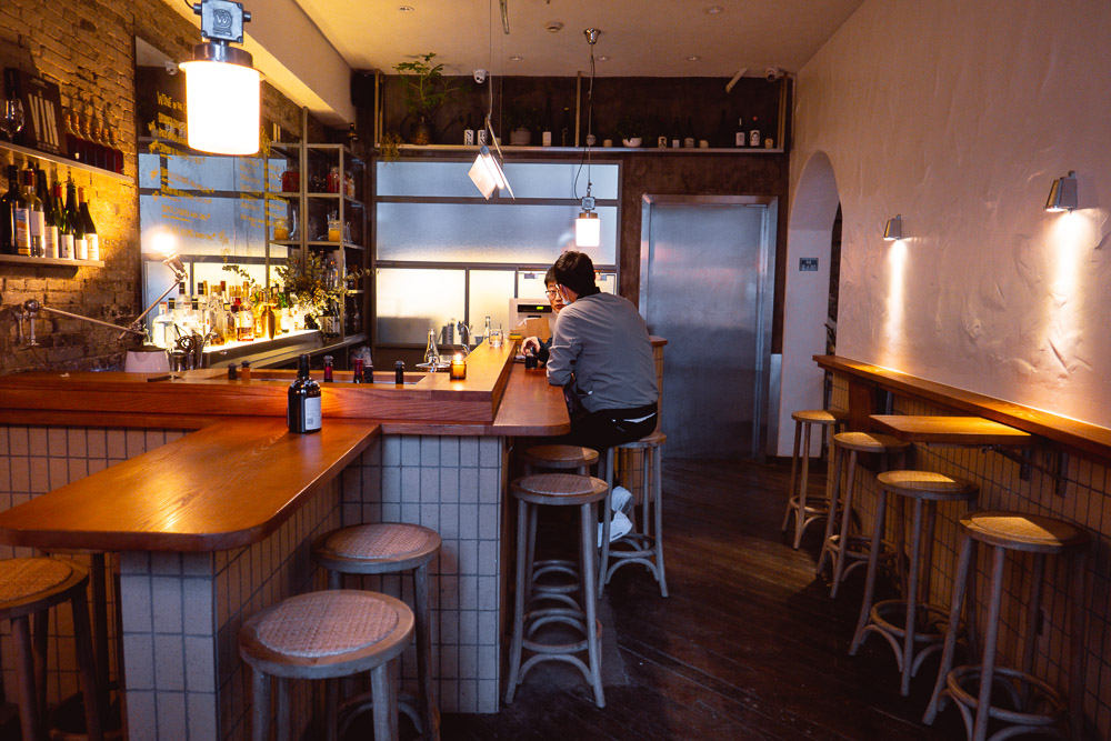 SOiF, a natural wine bar in Shanghai that serves French and European-influenced bites. Photo by Rachel Gouk @ Nomfluence.