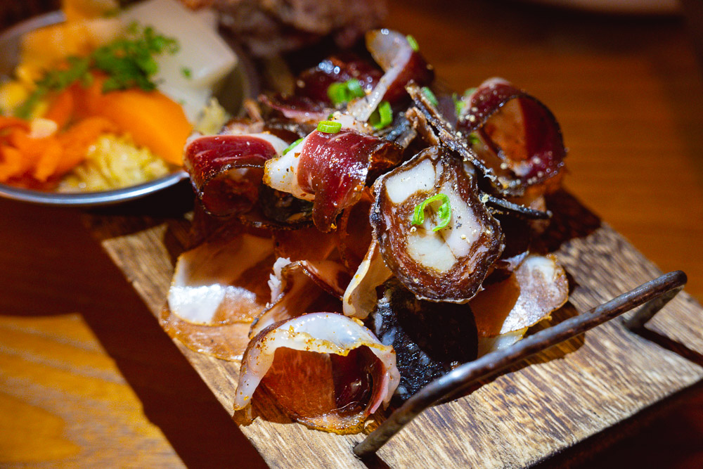 House charcuterie at SOiF, a natural wine bar in Shanghai that serves French and European-influenced bites. Photo by Rachel Gouk @ Nomfluence.