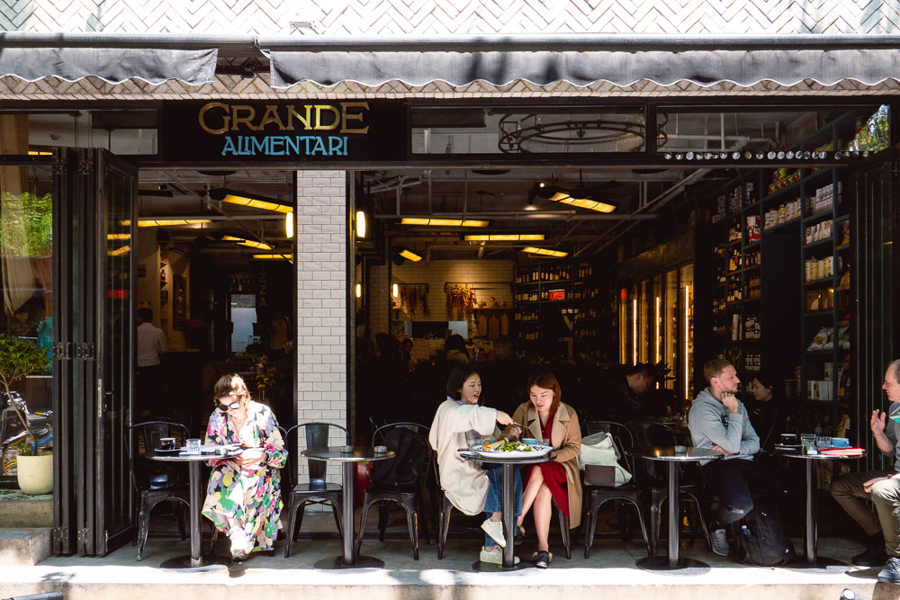 Alimentari is a all-day Italian restaurant and upscale convenient store for imported Italian products in Shanghai. Photo by Rachel Gouk @ Nomfluence.