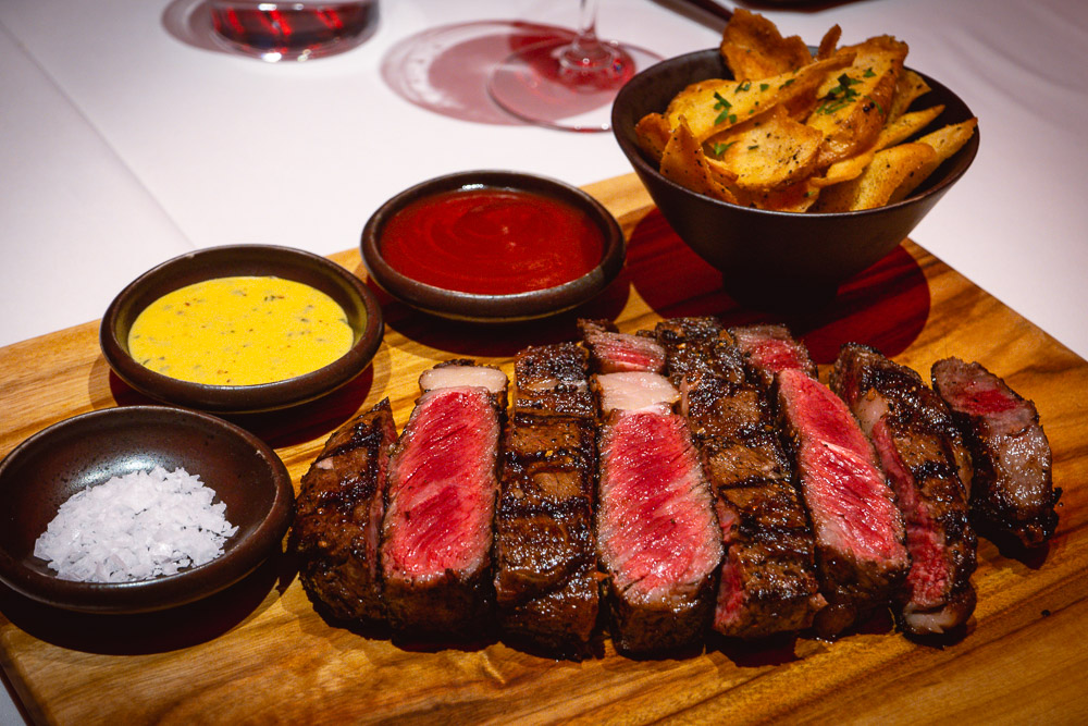 Rib eye at Rye & Co, a classic American steakhouse in Shanghai. Photo by Rachel Gouk @ Nomfluence.