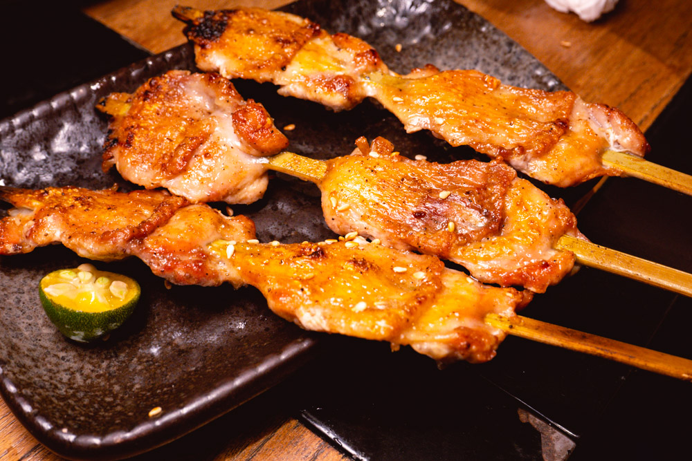 Chicken wings at Yakingtori, a Japanese restaurant in Shanghai that does yakitori. Photo by Rachel Gouk @ Nomfluence.