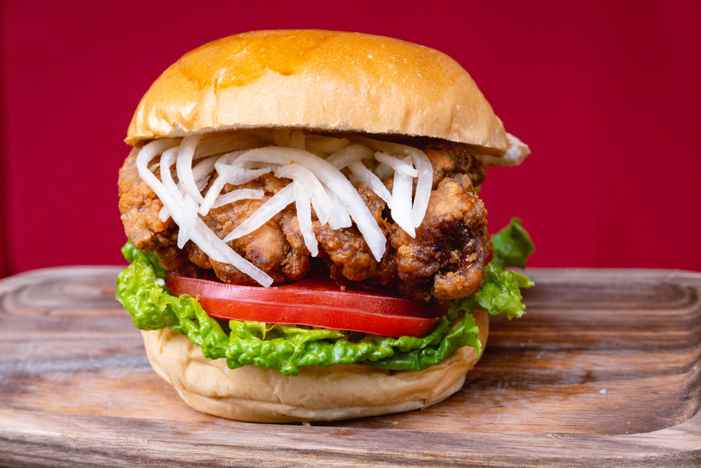 Belacan fried chicken sandwich. Shanghai-based food blogger Rachel Gouk does a Malaysian sandwich crossover pop-up at Perch, Shanghai. Photo by Rachel Gouk @ Nomfluence.