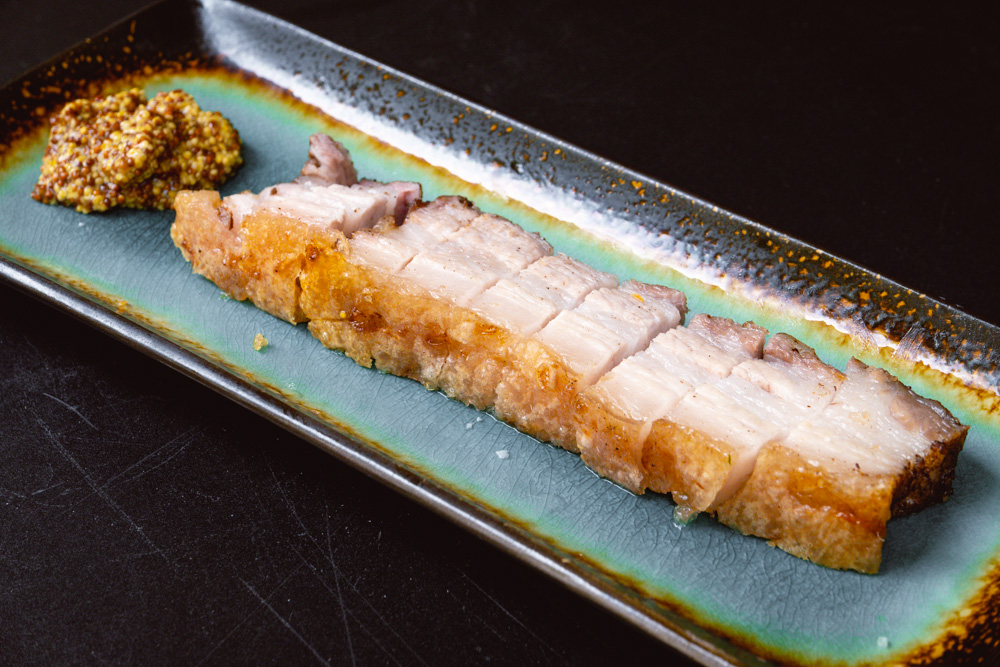 Crispy pork belly. Shanghai-based food blogger Rachel Gouk does a Malaysian sandwich crossover pop-up at Perch, Shanghai. Photo by Rachel Gouk @ Nomfluence.
