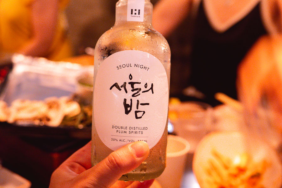 Plump Spirits for drinks at Botong Sikdang (JIng'an), a Korean restaurant in Shanghai that specializes in grilled pork and banchan. Photo by Rachel Gouk @ Nomfluence.
