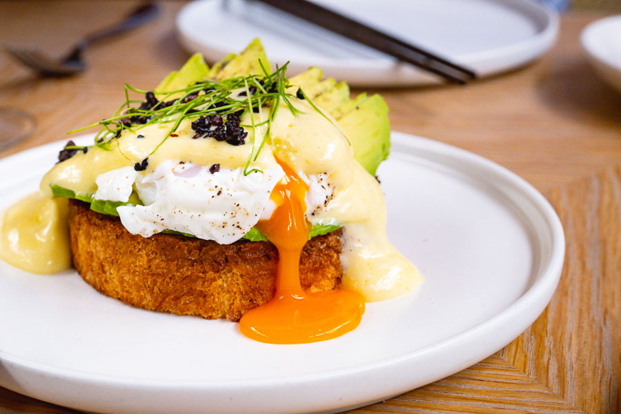 Eggs for Brunch at Heritage by Madison, a modern American restaurant in Shanghai. Photo by Rachel Gouk @ Nomfluence.