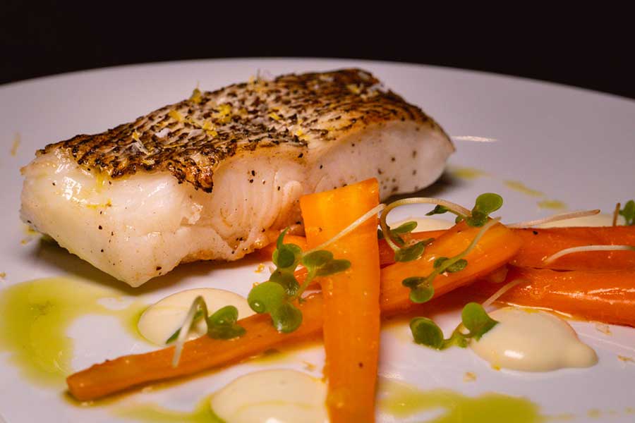 Cod at La Scala, an Italian restaurant at the Sukhothai Shanghai. Photo by Rachel Gouk @ Nomfluence. 