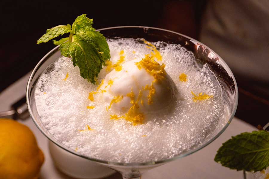 Sgroppino at La Scala, an Italian restaurant at the Sukhothai Shanghai. Photo by Rachel Gouk @ Nomfluence. 