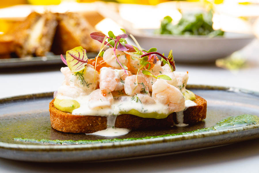 Toasts at Vesta Blackstone Garden, an all-day brasserie in Shanghai, located in the historic Blackstone Apartments complex. Photo by Rachel Gouk @ Nomfluence.