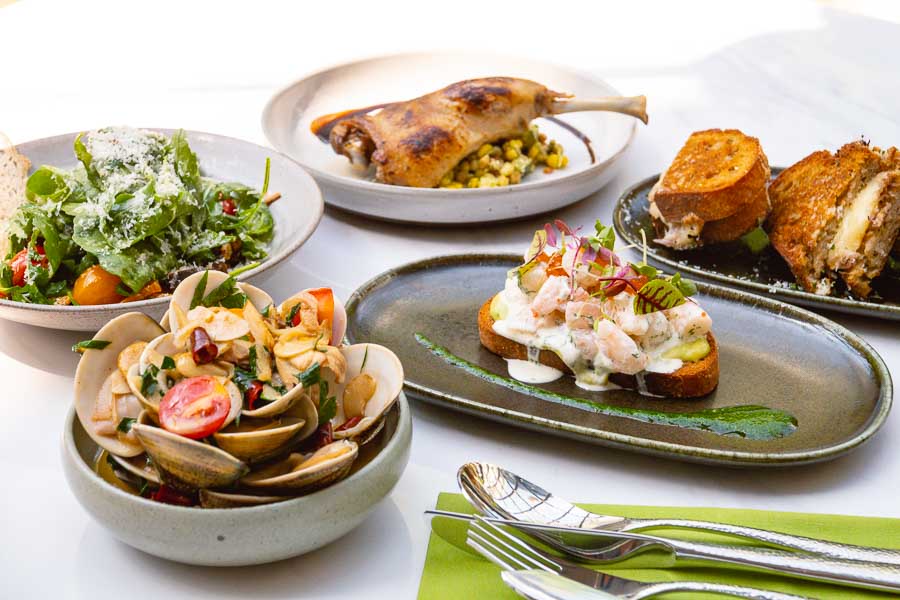 Food at Vesta Blackstone Garden, an all-day brasserie in Shanghai, located in the historic Blackstone Apartments complex. Photo by Rachel Gouk @ Nomfluence.