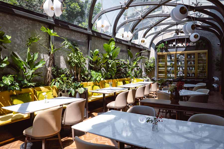 Vesta Blackstone Garden is an all-day brasserie in Shanghai, located in the historic Blackstone Apartments complex. Photo by Rachel Gouk @ Nomfluence.