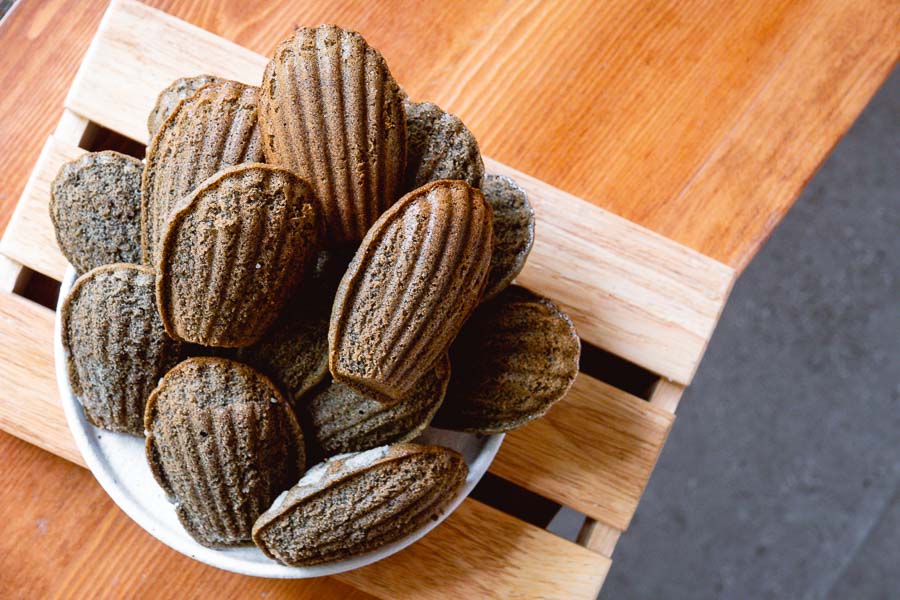 Madeleines at Dosage, a bakery and wine bar in Shanghai with a curated wine list of 40+ labels. Photo by Rachel Gouk @ Nomfluence. 