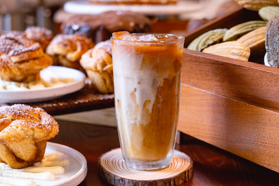 Coffee at Dosage, a bakery and wine bar in Shanghai with a curated wine list of 40+ labels. Photo by Rachel Gouk @ Nomfluence. 