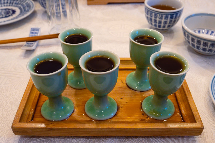 Shaoxing wine on UnTour Food Tours. Where to eat hairy crab in Shanghai. Photo by Rachel Gouk @ Nomfluence.