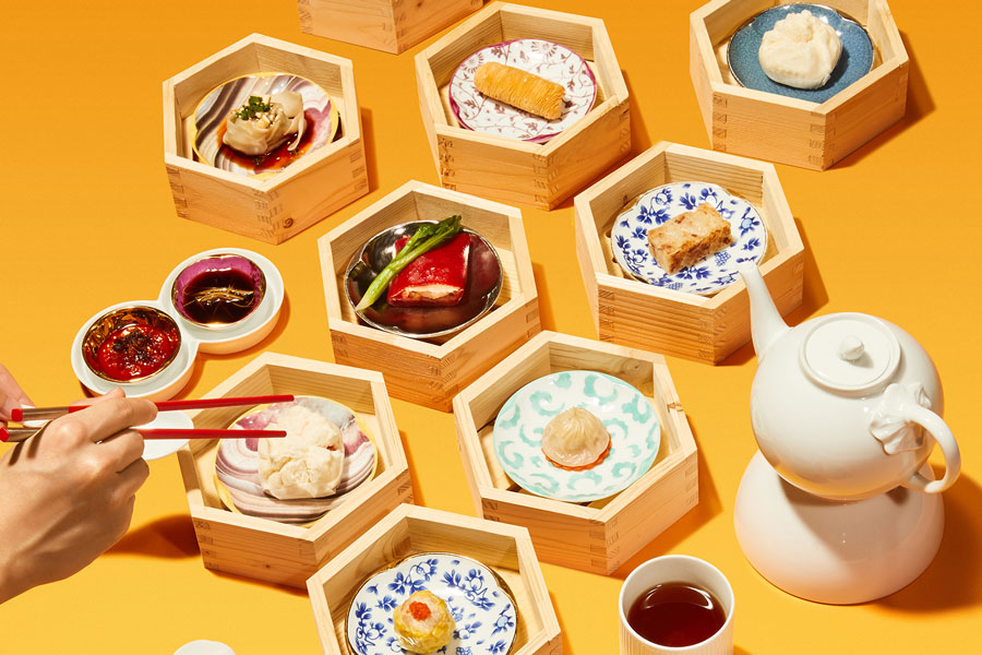 All you can eat dim sum at YEN CHA Chinese restaurant at the W Shanghai. @ Nomfluence