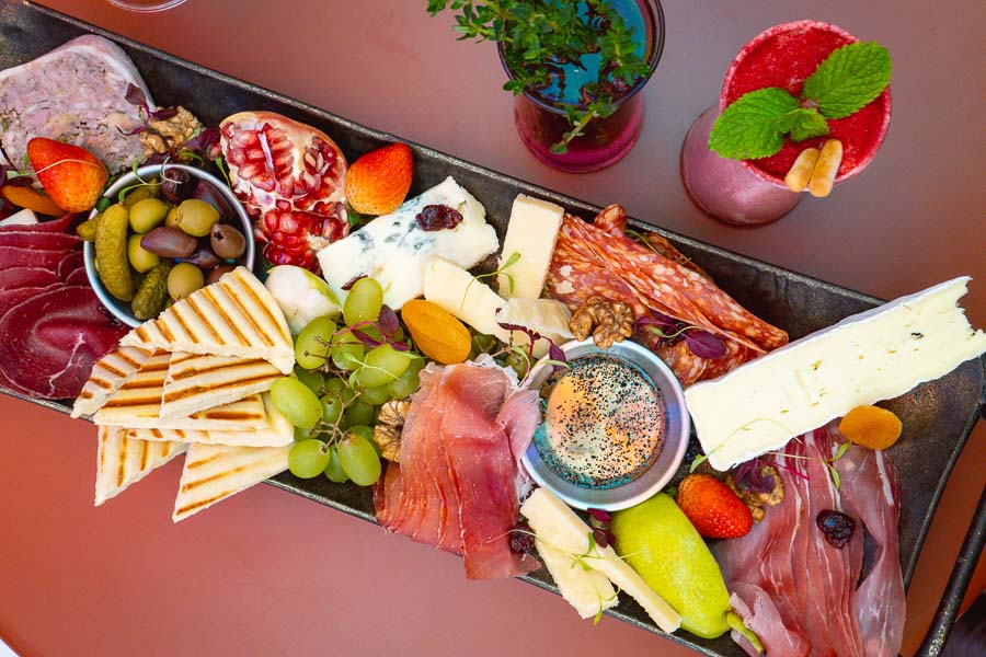 Cold cuts and cheese platter at BANDIT, a restaurant and cocktail lounge bar in Jing'an, Shanghai. Photo by Rachel Gouk @ Nomfluence.