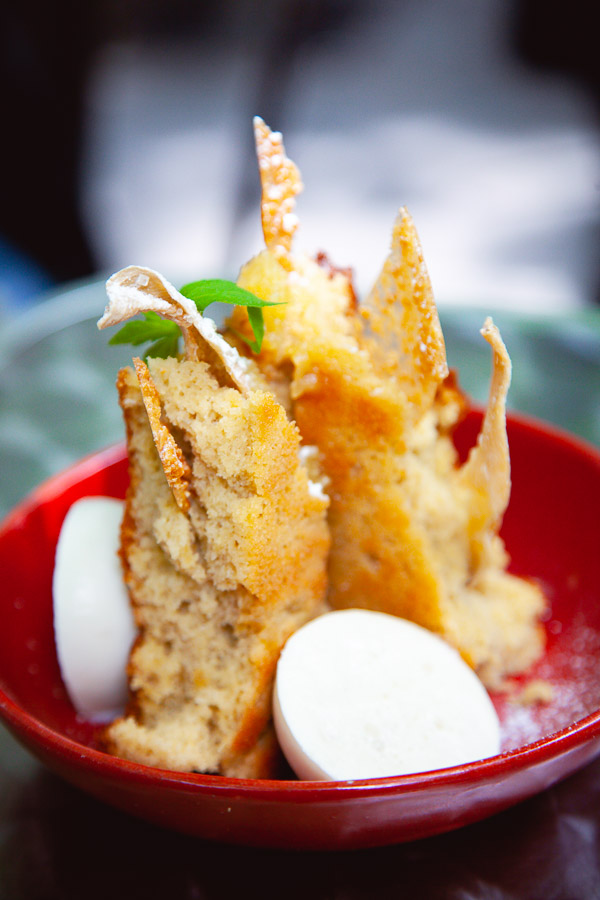 Everything Ginger flourless cake at Ginger, a modern Asian restaurant in Shanghai. Photo by Rachel Gouk @ Nomfluence.
