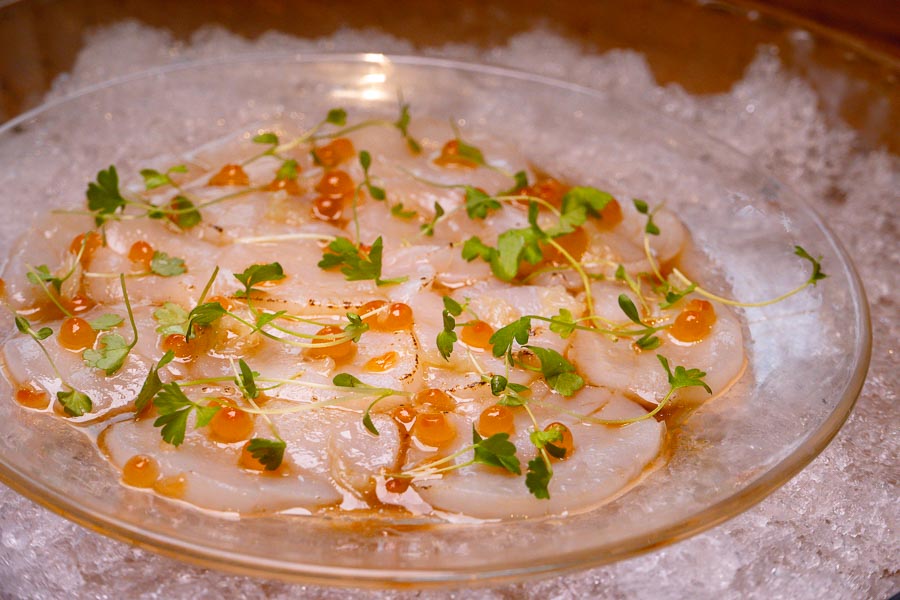 Hokkaido scallops at Ginger, a modern Asian restaurant in Shanghai. Photo by Rachel Gouk @ Nomfluence.