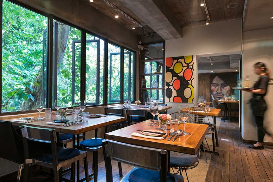 Ginger is a modern Asian restaurant in Shanghai.