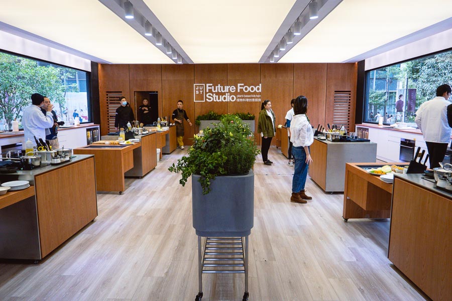 The Future Food Studio, Eat JUST, JUST Egg, plant-based cooking in Shanghai. Photo by Rachel Gouk @ Nomfluence.