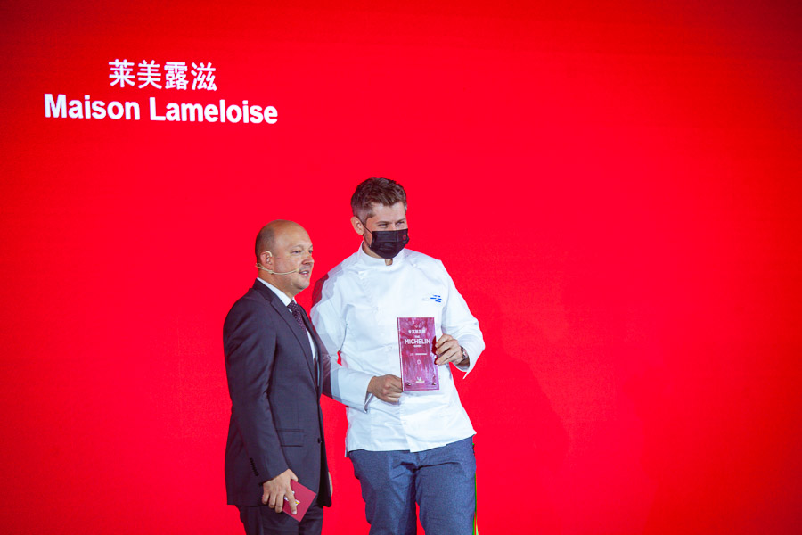 Maison Lameloise, Michelin one-star restaurant in Shanghai. Michelin Guide Shanghai 2021 — 43 restaurants in Shanghai awarded Michelin stars at the fifth edition of the guide. Photo by Rachel Gouk @ Nomfluence.