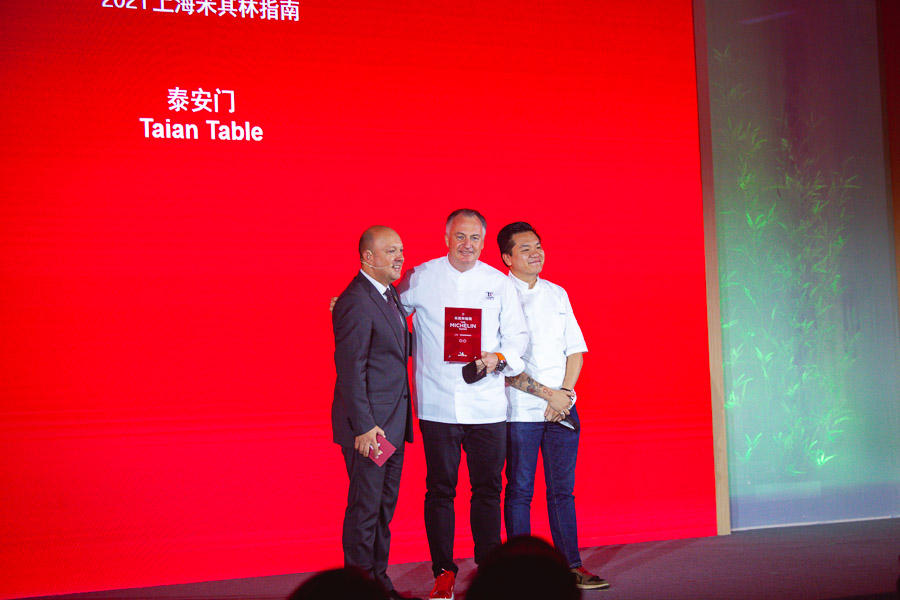 Taian Table, Michelin two-star restaurant in Shanghai. Michelin Guide Shanghai 2021 — 43 restaurants in Shanghai awarded Michelin stars at the fifth edition of the guide. Photo by Rachel Gouk @ Nomfluence.