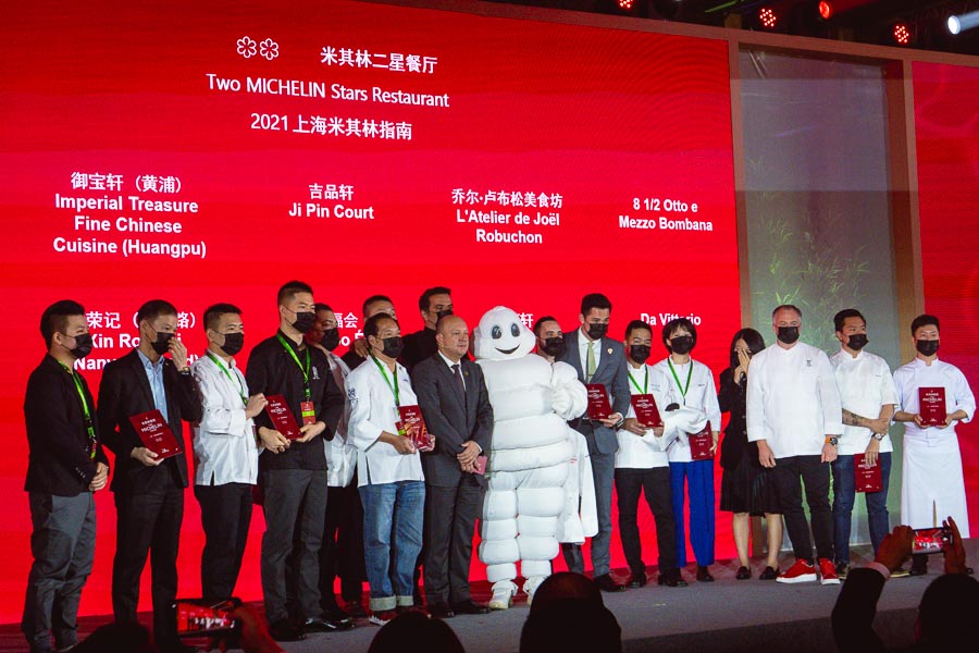 Michelin Guide Shanghai 2021 — 43 restaurants in Shanghai awarded Michelin stars at the fifth edition of the guide. Photo by Rachel Gouk @ Nomfluence.