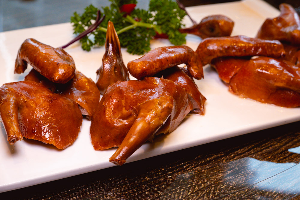 Roasted pigeon. Where to eat dim sum in Shanghai: Taste Paradise, a Cantonese restaurant in Plaza 66. Photo by Rachel Gouk @ Nomfluence.