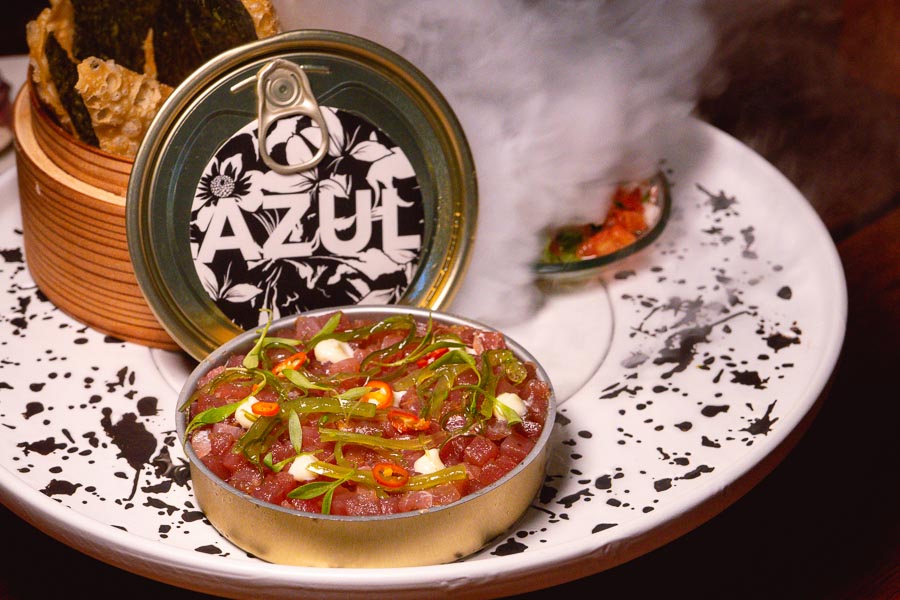 Tuna Tartare at Azul, a Latin American restaurant in Shanghai by chef Eduardo Vargas. Photo by Rachel Gouk @ Nomfluence.