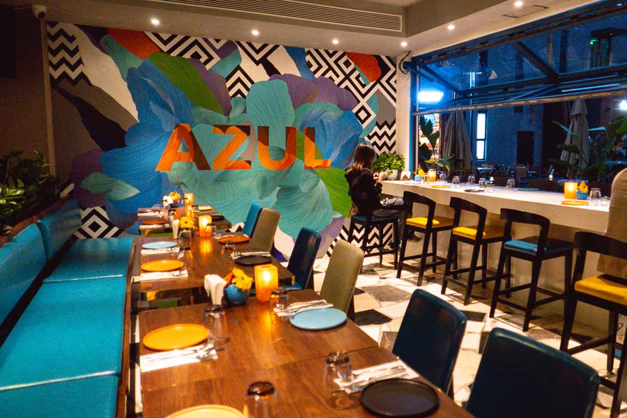 Azul is a Latin American restaurant in Shanghai by chef Eduardo Vargas. Photo by Rachel Gouk @ Nomfluence.