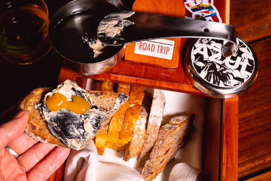 Instagrammable dishes at Azul, a Latin American restaurant in Shanghai by chef Eduardo Vargas. Photo by Rachel Gouk @ Nomfluence.