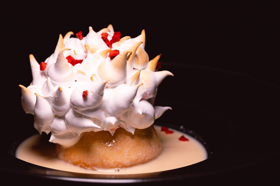 Dessert at Azul, a Latin American restaurant in Shanghai by chef Eduardo Vargas. Photo by Rachel Gouk @ Nomfluence.
