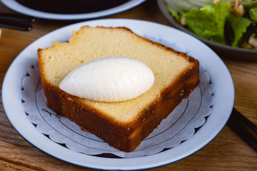 Slice of cake. Brunch at Luneurs One ITC. Luneurs is a popular bakery and ice cream shop in Shanghai. Photo by Rachel Gouk @ Nomfluence.