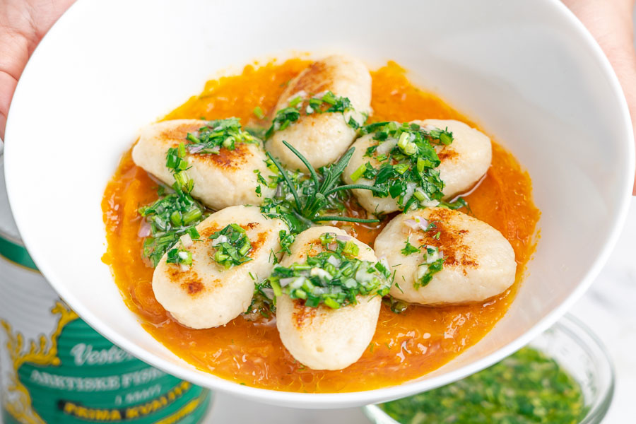 Vesteraalens fishballs from Norway, now available in China.