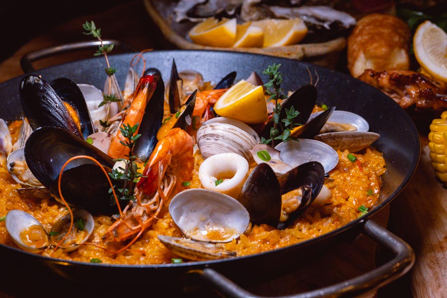 Paella at Barbarian, a restaurant and bar in Shanghai. Photo by Rachel Gouk @ Nomfluence. 