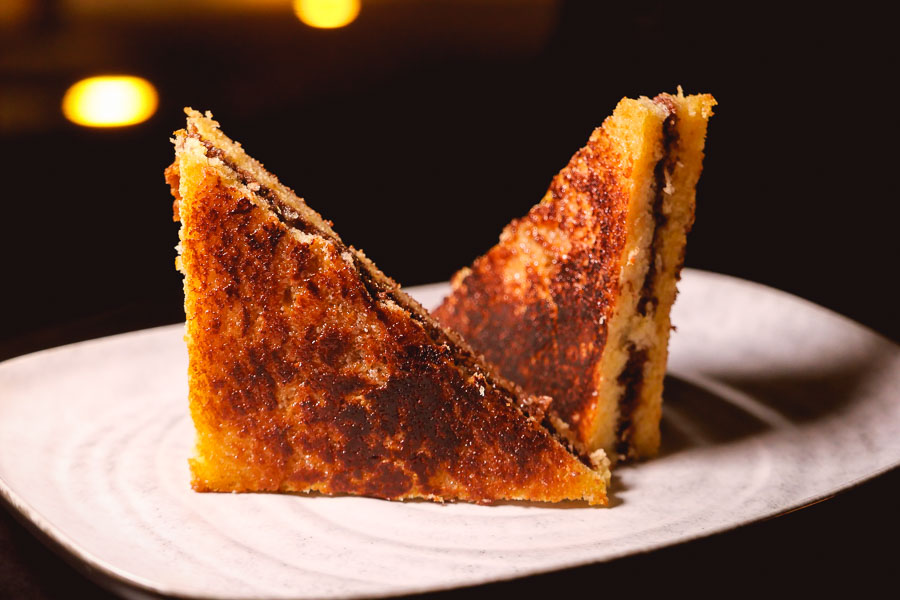 Nutella Sandwich at Cellar To Table, a Mediterranean restaurant and wine bar in Shanghai. Photo by Rachel Gouk @ Nomfluence.