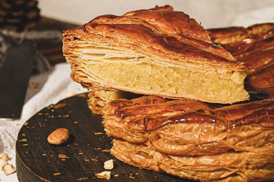 Where to buy galette de rois, king cake in Shanghai. Luneurs bakery and cafe.