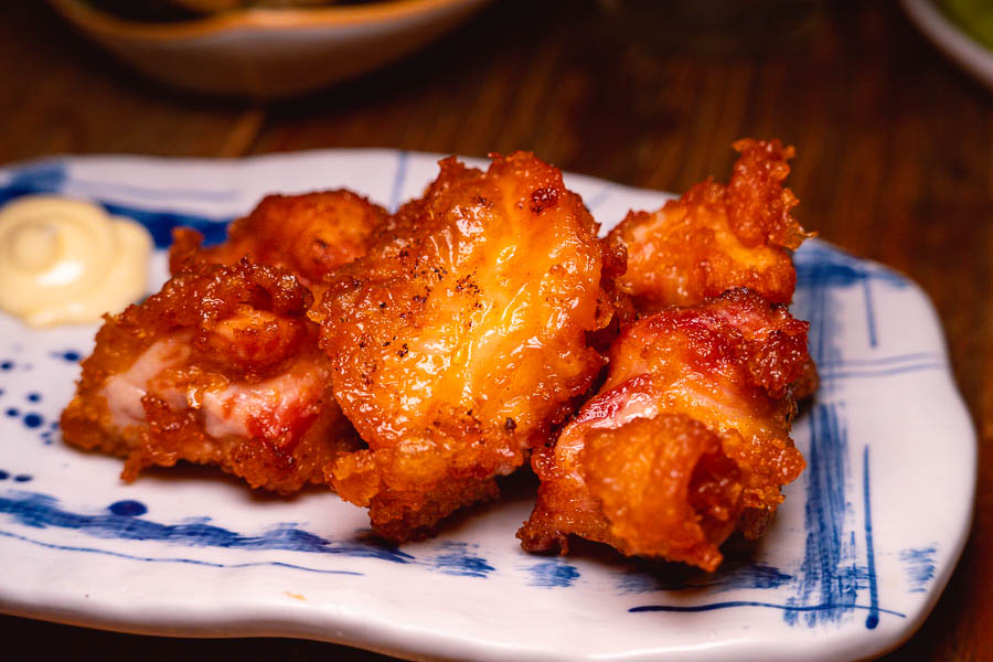 Chicken Karaage at Xiao's Izakaya, a Japanese restaurant in Shanghai's Gubei district. Photo by Rachel Gouk @ Nomfluence.