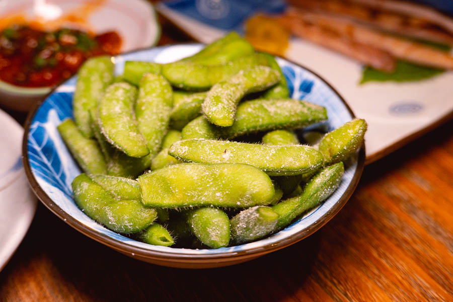 Late night food at Xiao's Izakaya, a Japanese restaurant in Shanghai's Gubei district. Photo by Rachel Gouk @ Nomfluence.