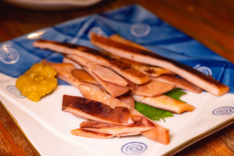 Late night food at Xiao's Izakaya, a Japanese restaurant in Shanghai's Gubei district. Photo by Rachel Gouk @ Nomfluence.