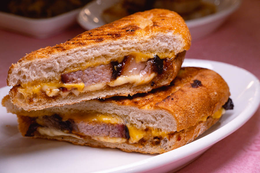 Cantonese sandwiches  at Lucky You, Cantonese restaurant in Shanghai. Photo by Rachel Gouk @ Nomfluence. 