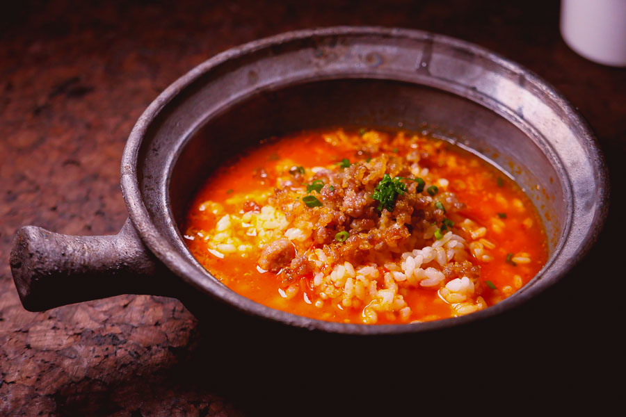 Fermented sour soup at Maolago, a restaurant and bar in Shanghai that serves contemporary Guizhou food and wine. Photo by Rachel Gouk @ Nomfluence.
