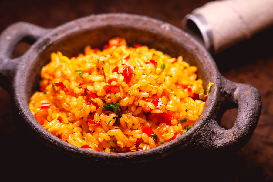 Fried rice at Maolago, a restaurant and bar in Shanghai that serves contemporary Guizhou food and wine. Photo by Rachel Gouk @ Nomfluence.