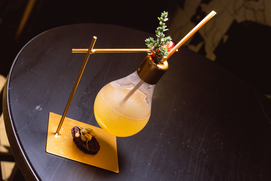 Creative cocktails at The ZUK Bar by mixologist Attila Balint, Sukhothai Shanghai. Photo by Rachel Gouk @ Nomfluence.