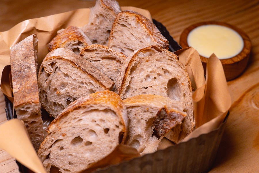 Bread at Blaz Canteen & Wine Bar, a French bistro in Shanghai. Photo by Rachel Gouk @ Nomfluence.